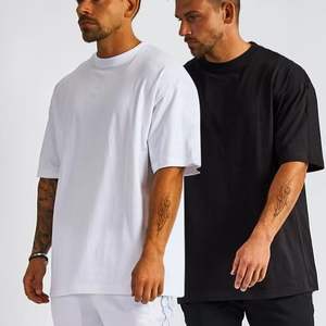 Venta al por mayor camisetas personalizadas para hombre Logo 100% algodón tamaño personalizado mejor precio cuello 180-220 GSM ecológico transpirable corto - Product Image 1