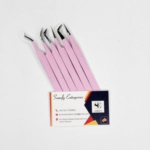 Pinzas de Acero Inoxidable Sólido Personalizadas de Somofy Enterprises, Pinzas de Precisión Antiestáticas y Duraderas con Punta Curva de 10 mm - Product Image 2