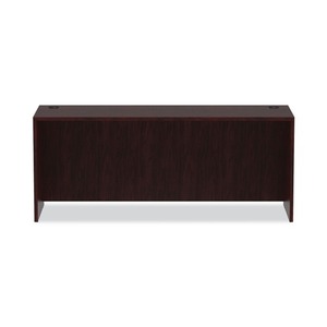 Alera ALEVA257224MY Meuble de rangement de la série Valencia, 70,88 pouces. X 23,63 pouces X 29,5 pouces Organisateur de bureau sur pied en acajou - Product Image 4