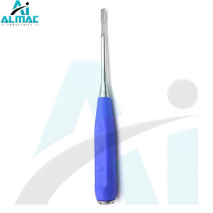 ALMAC Poignée en silicone fabriquée de qualité supérieure Osteotome à la main Stille Instrument de coupe d'os en acier inoxydable allemand de qualité médicale - Product Image 3