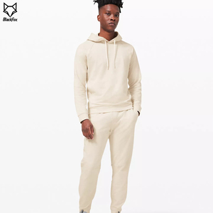 Sweat-shirt à capuche en molleton pour homme, couleur unie, manches raglan, coupe classique, décontracté, pour l'automne, 100% coton, respirant, design tricoté - Product Image 6