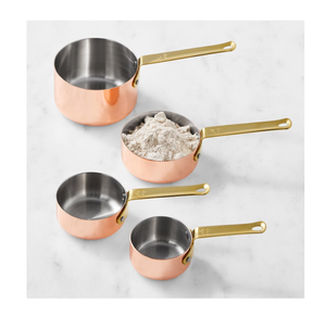 ช้อนตวงทองแดงดีไซเนอร์ที่ดีที่สุดตักส่วนผสมที่เป็นของเหลวและแห้งใช้สำหรับตวงในครัว - Product Image 6
