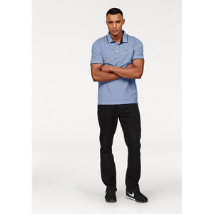 Polo décontracté d'été pour hommes qualité d'usine marque personnalisée à manches courtes haute couture en toile de coton motif solide design - Product Image 3