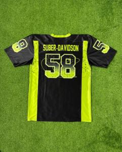 Uniformes de vêtements de football américain personnalisés 2024 Maillots élégants de sublimation et de broderie entièrement personnalisables conçus avec TF - Product Image 2