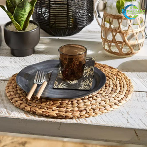 Best Selling Products WATER HYACINTH PLACEMATS <b>COASTERS</b> / MAST Tabletop Perfection: Water Hyacinth Placemats From Vietnam - Product Image 2