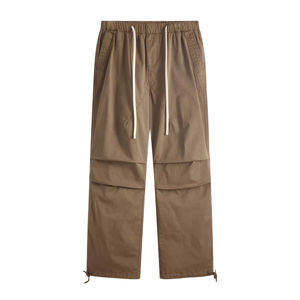 กางเกงวอร์มผ้าฝ้ายแท้ 100% คุณภาพสูง ทอเนื้อละเอียด ทรงหลวม เอวกลาง แฟชั่น - Product Image 4