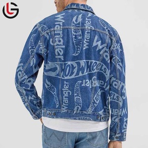 Conception de logo personnalisée Vestes en jean pour hommes d'hiver Haute rue 100% coton Grande taille Imperméable Réversible Service OEM - Product Image 2