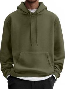 Sweat à capuche polaire personnalisé de haute qualité hommes pull Streetwear surdimensionné grande taille à capuche survêtement tenue sweat épais - Product Image 2