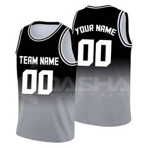 Venta al por mayor de camisetas de baloncesto personalizadas lisas sublimadas impresas transpirables reversibles de doble cara uniformes - Product Image 3