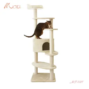 Supplies Security Indoor Accessories Modern Cheap Scratcher House Cat Tree Tower