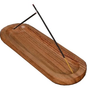 Premium Handmade Sandalwood <b>Incense</b> <b>Sticks</b> Boat Shape <b>Holder</b> Ash Catcher Religious Eco-Friendly Indian Quality Factory Price - Product Image 1