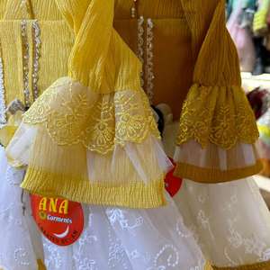 2024 belle coton robes Collection nouveau Design motif Floral Satin bébé fille robes de soirée pour printemps enfants fleur - Product Image 6