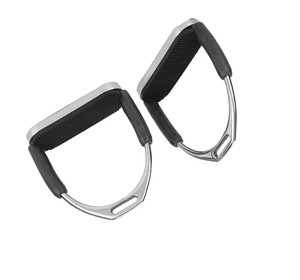 Estribos de aluminio para montar a caballo, empuñadura de seguridad ligera, Base ancha ajustable, Exportación OEM de fábrica, novedad - Product Image 1