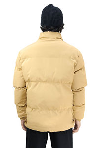 Unisex Premium Quality Solid Zip Oversize Puffer <b>Jacket</b> Winter Custom Quilted Waterproof Breathable Outdoor <b>Hooded</b> Front - Product Image 2