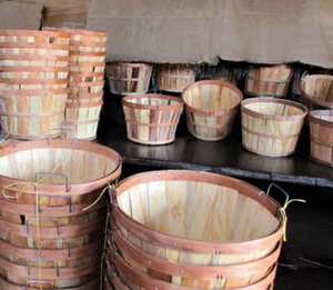 Paniers de crabe de boisseau suspendus en bois du Vietnam avec couvercle durable écologique fait à la main pour le stockage de fruits de mer et l'utilisation de la pêche traditionnelle - Product Image 2