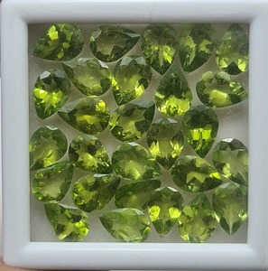 Peridoto Natural Facetado en Forma de Pera de 6x9 mm, Gema Suelta en Forma de Lágrima Verde, Piedra de Nacimiento de Agosto, Gemas Mehrajudin, Valorado por Terceros - Product Image 2