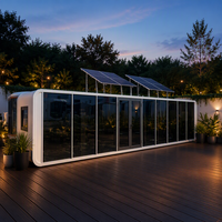 Vente directe usine – Nouvelle maison conteneur préfabriquée intelligente type Apple Cabin, 1 ou 2 chambres avec cuisine, idéale pour projets hôteliers