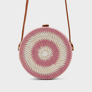 Bolso de mano de ratán tejido, bandolera, bolso cruzado, al precio más bajo, hecho a mano, bolsos de mujer, bolsos de hombro - Product Image 2