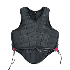 Professional Horse Riding Body Protector Vest High-Impact Safety Guard with Adjustable Straps - Breathable <b>Equestrian</b> - Product Image 2
