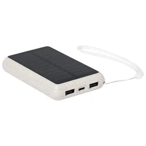 Power Bank Ecologico Surum in Paglia di Grano per Kit da Viaggio e Gadget - Product Image 3
