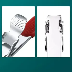 Wholesale <b>Nail</b> Clipper <b>Set</b> Stainless Steel Fingernails Toenails Clippers With <b>Nail</b> File Sharp <b>Nail</b> <b>Cutter</b> For Manicure - Product Image 3