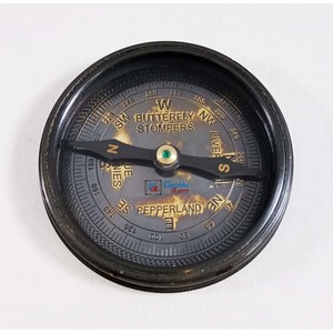 Brújula de latón grabada personalizada, bautismo de metal personalizado, día de boda y regalo de Navidad con mecanismo de trabajo - Product Image 4