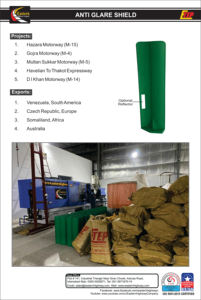 Panneau anti-éblouissement pour autoroute Sécurité routière Garde-corps flexible Panneaux anti-éblouissants en fibre de verre FRP en plastique durable - Product Image 6