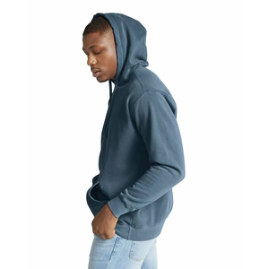 Sweat à capuche brodé pour hommes 100% coton de haute qualité respirant grande taille pour hiver Streetwear - Product Image 6