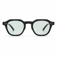 Lunettes de soleil rétro style américain, monture intégrale TR90, verres polarisés TAC, style punk polygonal, protection UV400, unisexe, tendance streetwear