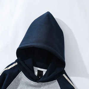 2025 coupe ample manches raglan à capuche pour hommes 400 GSM coton mélangé couleur correspondant surdimensionné décontracté respirant à capuche pour unisexe - Product Image 4