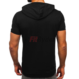 Camisetas con capucha de manga corta para hombre de Material cómodo y transpirable Nuevas camisetas con estilo para hombre Tarifa al por mayor Precio barato - Product Image 5