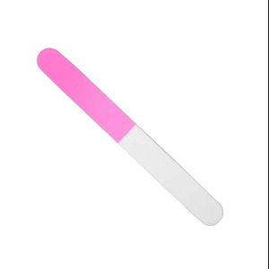 Lime à ongles professionnelle en acier inoxydable avec motif droit et conception double face pour salon et soin personnel - Product Image 4