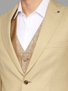 Nueva llegada de alta calidad al por mayor de lujo de 3 piezas de los hombres traje de boda de moda Delgado Color sólido Oficina de negocios de los hombres trajes formales - Product Image 3
