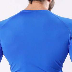 เสื้อรัดรูปสำหรับผู้ชายวัสดุโพลีเอสเตอร์100% เสื้อรัดรูปแห้งเร็ว - Product Image 4