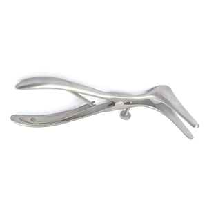 Spéculum nasal KILLAN 6 petits spéculums à septum en acier inoxydable finition sable Spéculum nasal à double ressort avec poignée unie - Product Image 3