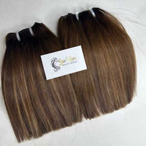 ผมต่อแบบตรงยาว8 "สำหรับต่อ100% ผมมนุษย์แท้แบบหลวมสีน้ำตาลเข้มผสมกับหนังกำพร้าสี613 - Product Image 3