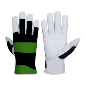 Gants de travail d'assemblage en cuir de chèvre haute Performance gants de sécurité résistants à l'abrasion confortables et doux pour la construction - Product Image 5