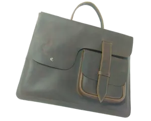 Sac d'ordinateur portable personnalisé en cuir de buffle marron fait à la main de style vintage sac à main unisexe pour un usage quotidien au bureau et en voyage