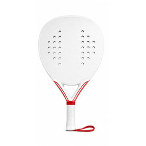 WELLEZA INTERNATIONAL Overgrips de tennis Teardrop Design graphique Rouge Blanc Antidérapant Point de frappe optimal 345g Léger PU - Product Image 3