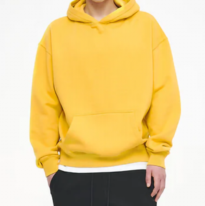 เสื้อฮู้ดผ้าฝ้ายแขนยาวสำหรับผู้ชายเสื้อฮู้ดแบบกำหนดเอง - Product Image 5