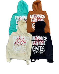 Sudaderas con capucha personalizadas para hombre, tres cremalleras, parche de peso pesado, línea de satén, apliques bordados, estampado 3D, sudadera térmica con capucha de 500g/m² - Product Image 2