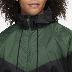 Chaqueta cortavientos de poliéster para correr con logotipo impreso personalizado y cremallera completa para hombre, precio al por mayor personalizado - Product Image 3