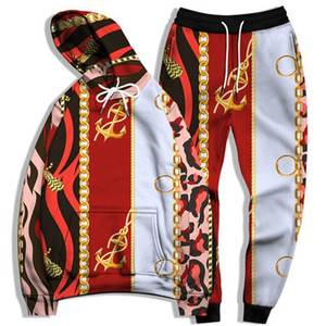 Conjunto Deportivo de 2 Piezas para Hombre, Invierno 2022, Resistente al Viento, Impresión de Logotipo Personalizado, Transpirable, Secado Rápido, Ajuste Holgado, Ropa Casual - Product Image 4