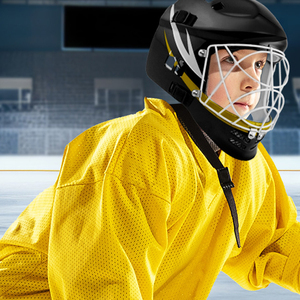 หน้ากากป้องกันฮ็อกกี้น้ำแข็งพิมพ์โลโก้ได้ตามต้องการแบบมืออาชีพ - Product Image 5