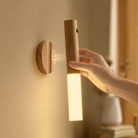 Lampe de nuit LED intelligente à détecteur de présence humaine, rechargeable par USB, pour couloir, escalier, hall, usage domestique