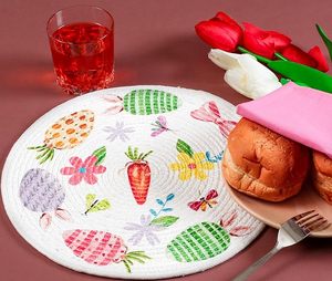 Standard Quality Braided Placemat for <b>Table</b> <b>Decor</b> Best Selling for <b>Wedding</b> Parties-<b>Top</b> Pick at Best Price With Cutest Design - Product Image 4
