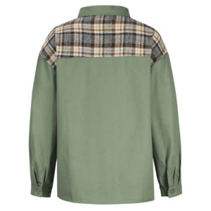 Chaqueta vaquera de algodón recortada azul claro al por mayor de Pakistán para mujer, pantalones vaqueros transpirables de manga larga para Otoño e Invierno - Product Image 5