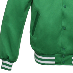 Trendy Casual Wear Men Satin Bomber Jacket Satin Lining Comfortable Fit Lightweight Build Durable Stitching Modern Design - Product Image 3