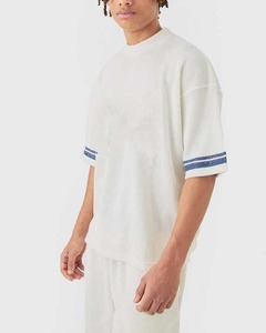 Ensemble 2 pièces chemise décontractée short léger d'été pour hommes sérigraphie personnalisée Logo respirant Collection grande taille nouveauté - Product Image 3