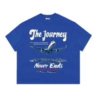 T-shirts ODM OEM Boxy Ombre Confortables et Oversize Brodés pour Ados et Grandes Tailles en Tissu Gaufré Court Écologique